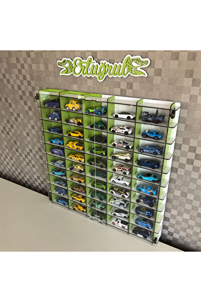 GOOD SIGN Pleksi Kapaklı 1/64 Ölçek 50Araçlık Hotwheels Matchbox metal araç U...