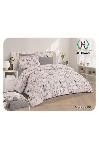Gerenic 6-piece printed double bedspread