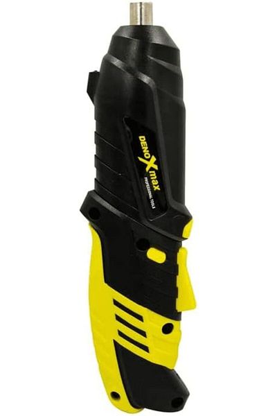 Denoxmax 44Pcs Cordless Screwdriver Set, 4.8V/220V, 1300mAh, LED Light, 200RPM Rechargeable Tool