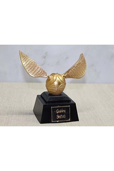 Kuzey Tacı Polyester Golden Snitch Melek kanadı stantlı Biblo ev ofis dekoras...