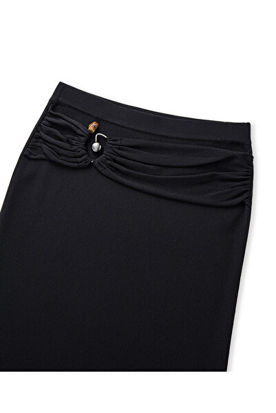 İpekyol Karma aksesuarlı triko etek