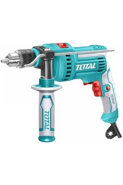 TOTAL TG1081316 810W Impact Drill Machine, 2800rpm, 13mm Chuck, 220/240V, Heavy Duty Hammer Drill
