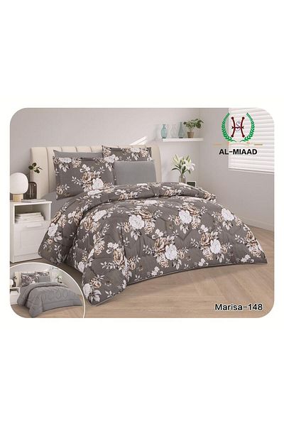 Gerenic 6-piece printed double bedspread