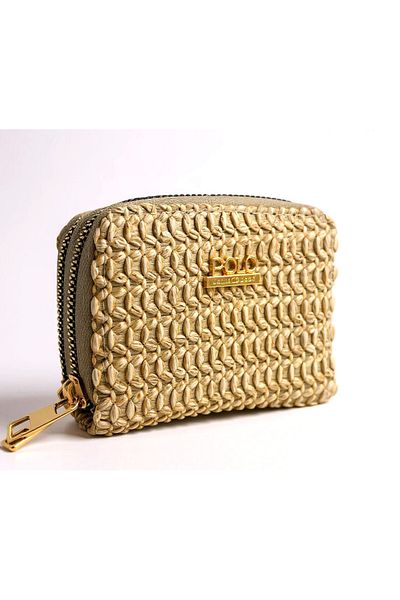 Çanta Sepetim Women's Straw Wallet Double Compartment