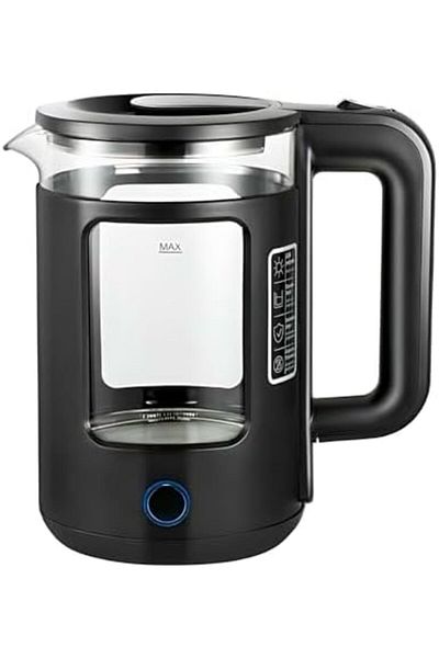 Generic New Golden Crete Electric Kettle, 2L Capacity, Glass Fast Boiling with Auto Shut-Off, 1500W