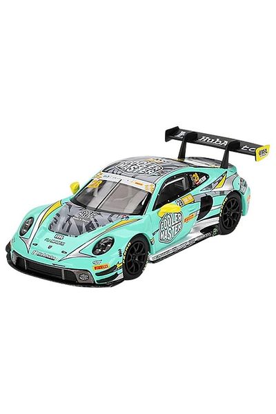 TOYFEST Mini GT 1/64 بورش 911 GT3 R HubAuto Racing 2023 FIA GT كأس العالم سباق ماكاو الكبرى 70