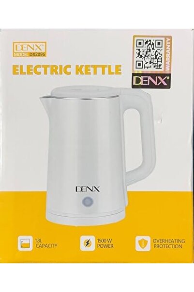 Generic Electric Kettle DX1774 Stainless Steel 1500W 1.8L High-Speed with 360° Rotating Base for Home and O