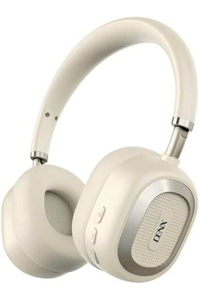 Generic Wireless Bluetooth Headphones with Microphone by Denx DX656 (Beige)