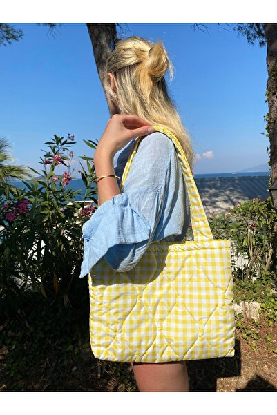 ESY LİNE Desenli Plaj ve Omuz Çantası