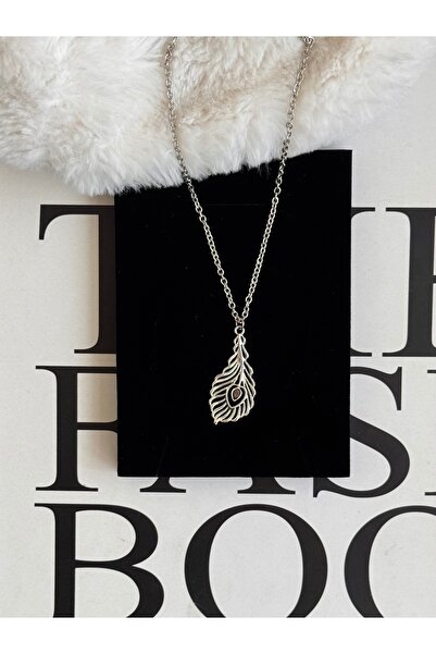 WhimsyWhite قلادة ريشة من النيكل، قلادة عتيقة من Pinterest