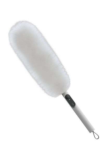 Pro Clean Official Dust Brush with Auto Shape-Changing – Soft Polyester Duster, Oval/Flat Dual-Use, Hanging Hook