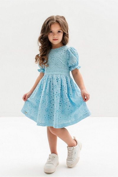 SUZIE Elegant embroidered cotton dress