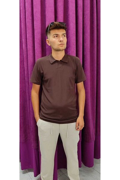 KDY Ανδρικό μπλουζάκι από βαμβακερό ύφασμα Slim Fit Polo γιακά Ανδρικό