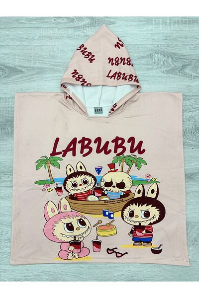 ARBİ kids Πετσέτα παραλίας για κορίτσια labubu poncho