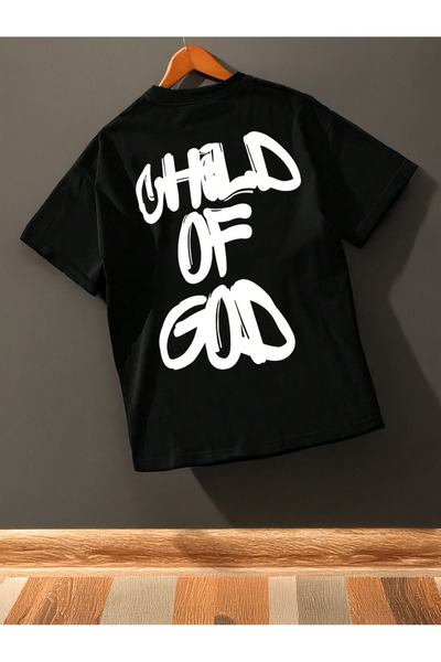 EVIus Μπλουζάκι με στάμπα Child Of God Oversize