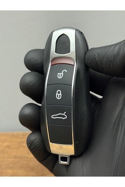 Mavi Keys Carcasă pentru telecomandă cu 3 butoane Porsche Panamera - Macan - Cayenne Smart