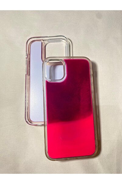 Store iPhone 12 Uyumlu Neon Kılıf Karanlıkta Parlayan