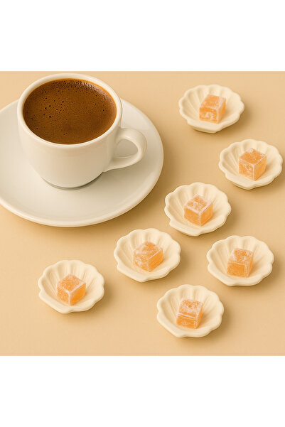 Home SRG ATÖLYE | Midye Mini Sunumluk 6’lı Set(Porselen değildir)