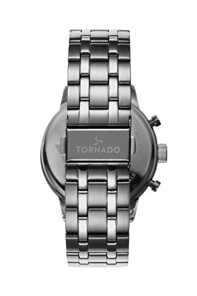 Tornado CELESTIA ELITE Men's Chronograph Silver Dial Watch - T6102-SBSS