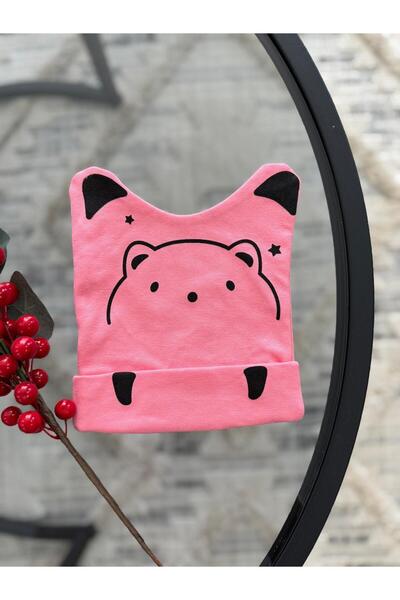 VANİLLİA قبعة أطفال لطيفة على شكل دب محشو للجنسين