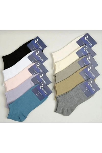 Bestrend 10 Pack Cotton and Colorful Booties Socks