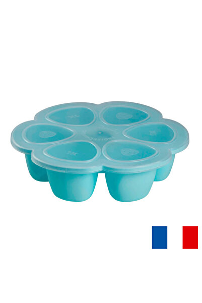 Beaba Recipient ermetic silicon multiportii 6x150 ml Blue