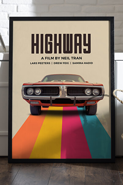 Duvarda Αφίσα με μαύρο ξύλινο πλαίσιο, διακοσμητικός πίνακας τοίχου ταξιδιωτι...