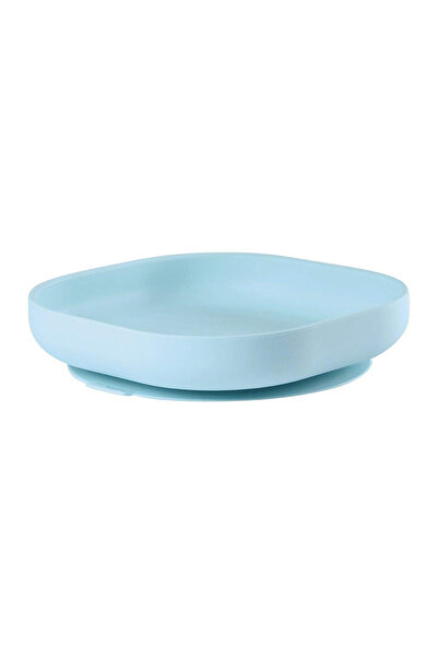 Beaba Farfurie silicon cu ventuza Light Blue