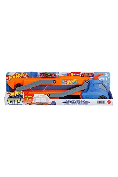 divendi-ro Camion de lansare Hot Wheels care se transformă într-o pistă, incl...