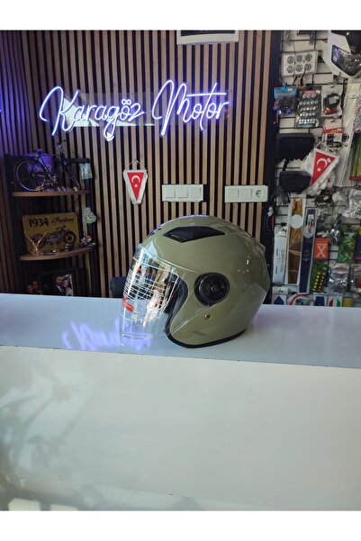 karagöz motor Motorsiklet çenesiz kask