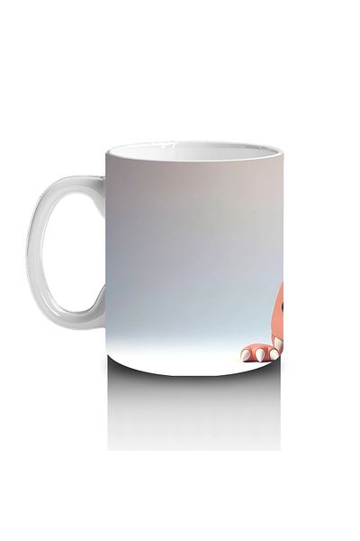 Luluyen Sweet Piggy Wearing Glasses with Heart – Printed Coffee Mug