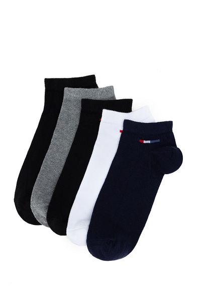 U.S. Polo Assn. Men's 5-Piece Booties Socks 50304351-Vr086