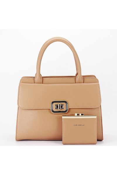CHRİS BELLA Camel Premium bag with wallet CB2425-2 13