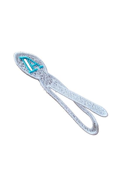 ARIALE Embroidered Bookmark Letter A