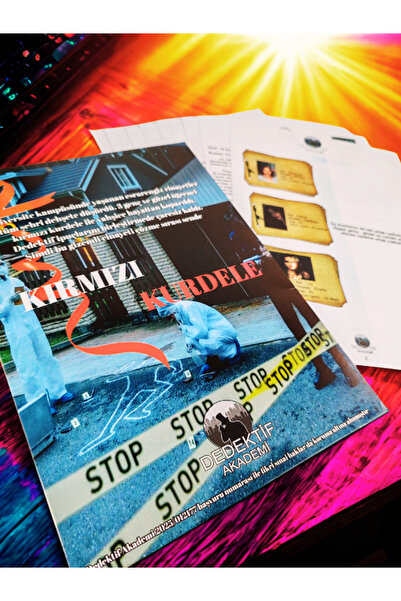 Shuttle Park Detective Box Game Red Ribbon Killer Find Solve the Story Fun Mysterious Immersive for Police