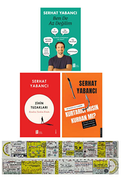 Karma Kitaplar Ben De Az Değilim + Zihin Tuzakları + Kurtarıcı Mısın Kurban M...