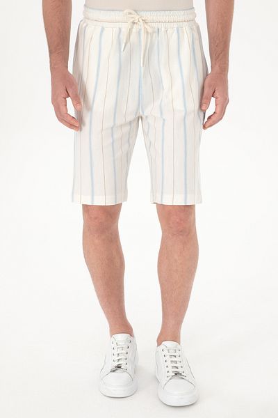 U.S. Polo Assn. Men's White Knitted Shorts 50300021-Vr013