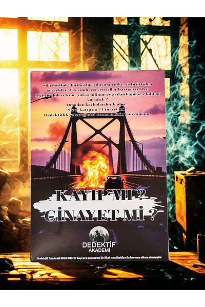 Shuttle Park Detective Box Game Lost&Crime Find the Killer Solve the Story Fun Mysterious Immersive for Police