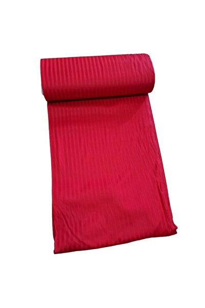 ARIALE Cearceaf de pat cu elastic ARIALE, damasc satinat, 180 X 200, Rosu