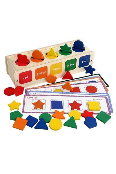 Picodino Classic Montessori shape and color sorter toy