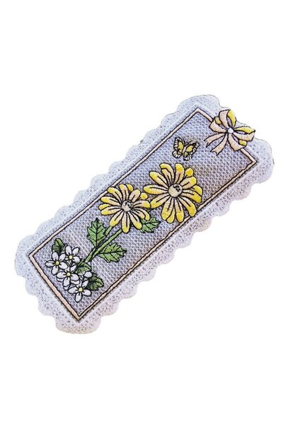 ARIALE Embroidered Bookmark Galbenele