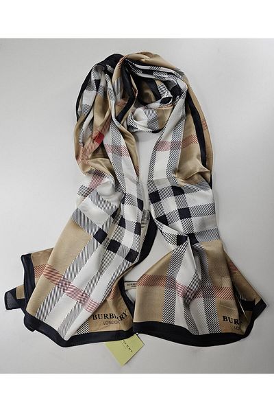Webinay Home Plaid B Pattern Voile Silk Shawl New Season Premium Shawl Scraf
