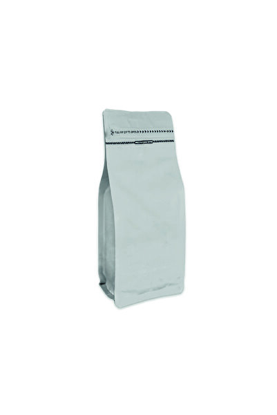 Kraft 500 gr parlak beyaz Kilitli flatbattom (50 Adet)