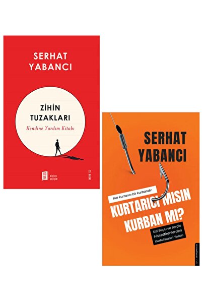 Karma Kitaplar Serhat Yabancı 2 Kitap Set / Kutarıcı Mısın Kurban Mı? - Zihin...