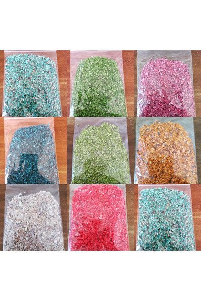 MERGAF 8 цвята фрагменти от морски черупки