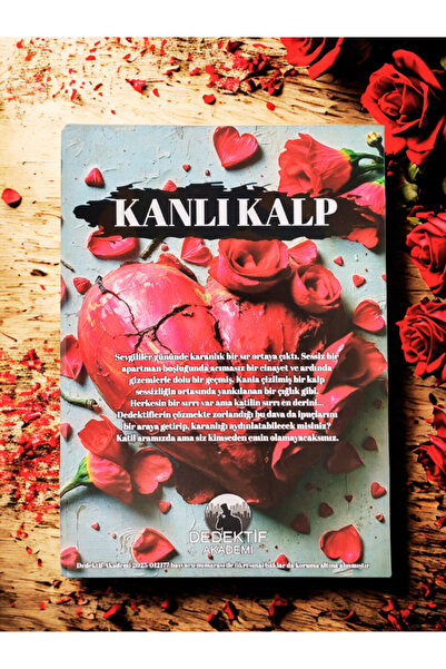 Shuttle Park Detective Box Game Bloody Heart Killer Find Solve the Story Policeman Fun Mysterious Immersive