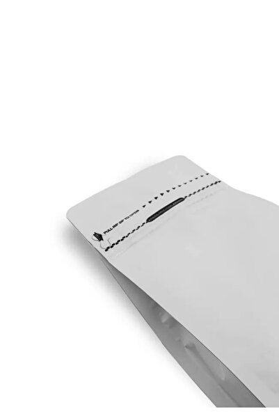 Kraft 1000 g Shiny White Ziplock Flatbattom (50 Units)