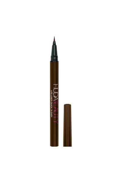Huda Beauty High Pigmented, Brown Matte Formula Eyeliner That Does Not Crack or Peel - Very Brown 1 ml
