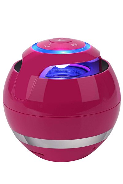 Genericer Multifunctional Portable Bluetooth Ball Speaker, pink