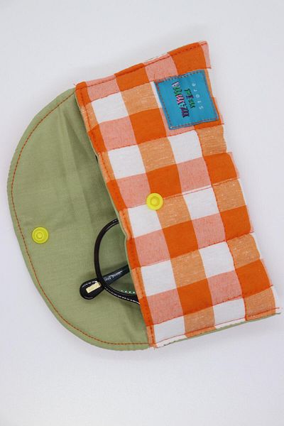 Mamma Mia Home Orange Pöti Glasses Bag Glasses Case Phone Case